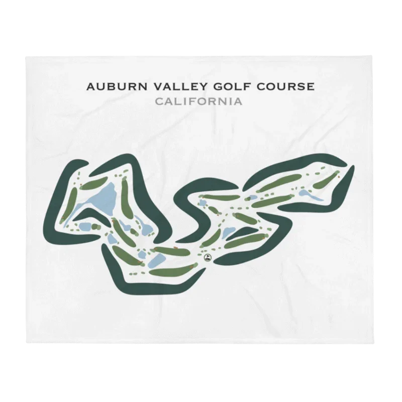 Auburn Valley Golf Course, California - Printed Golf Courses