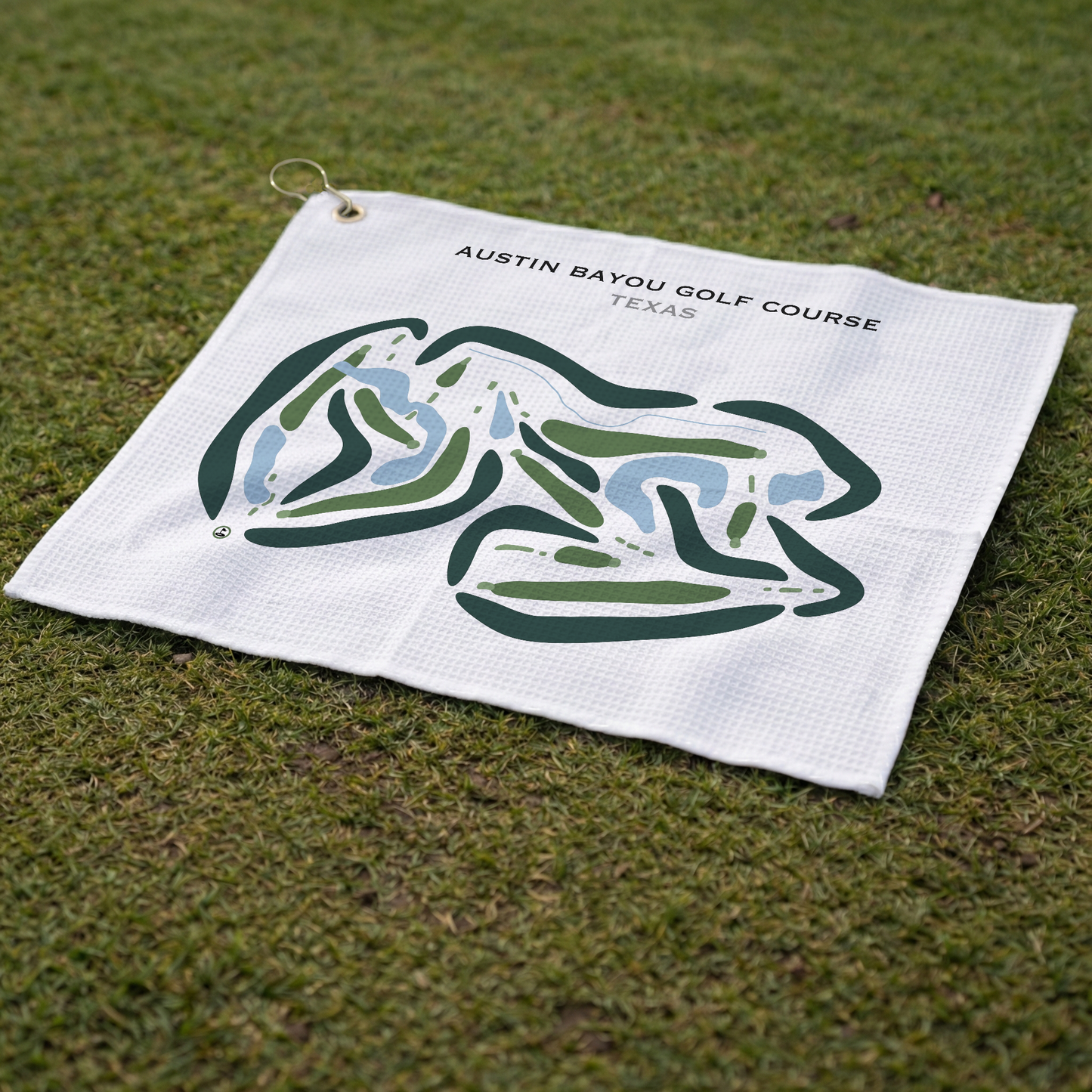 Austin Bayou Golf Course, Texas - Printed Golf Courses