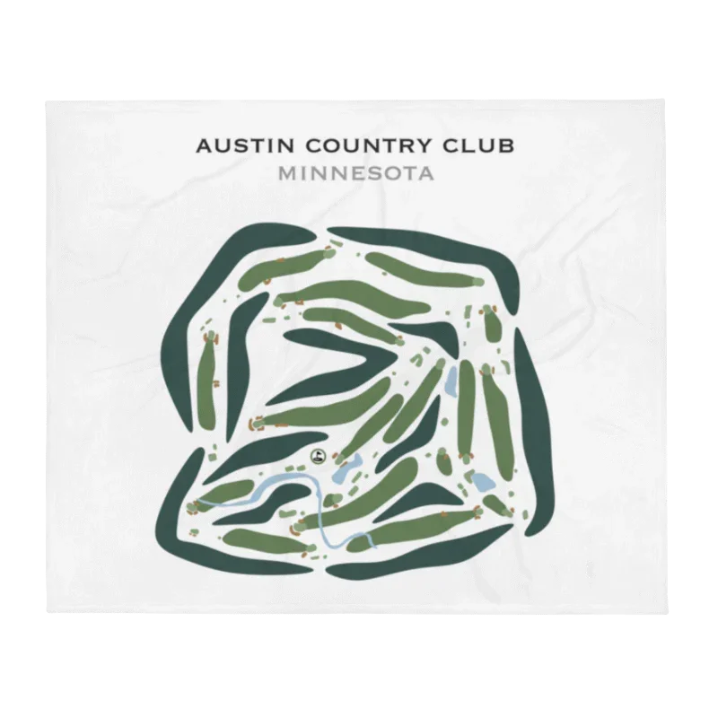 Austin Country Club, Minnesota - Printed Golf Courses