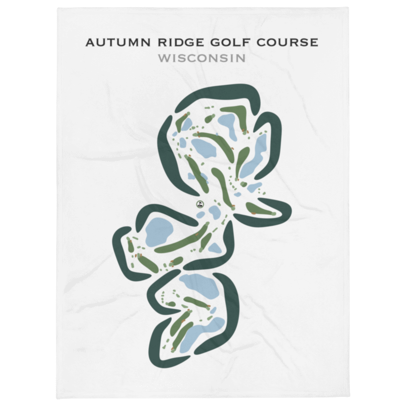 Autumn Ridge Golf Course, Wisconsin - Printed Golf Courses