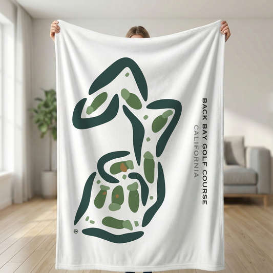 Back Bay Golf Course, California - Printed Golf Courses