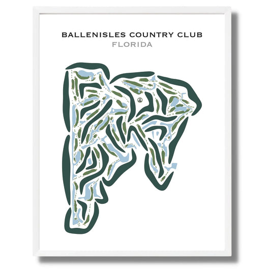 BallenIsles Country Club, Palm Beach Gardens, Florida - Printed Golf Courses