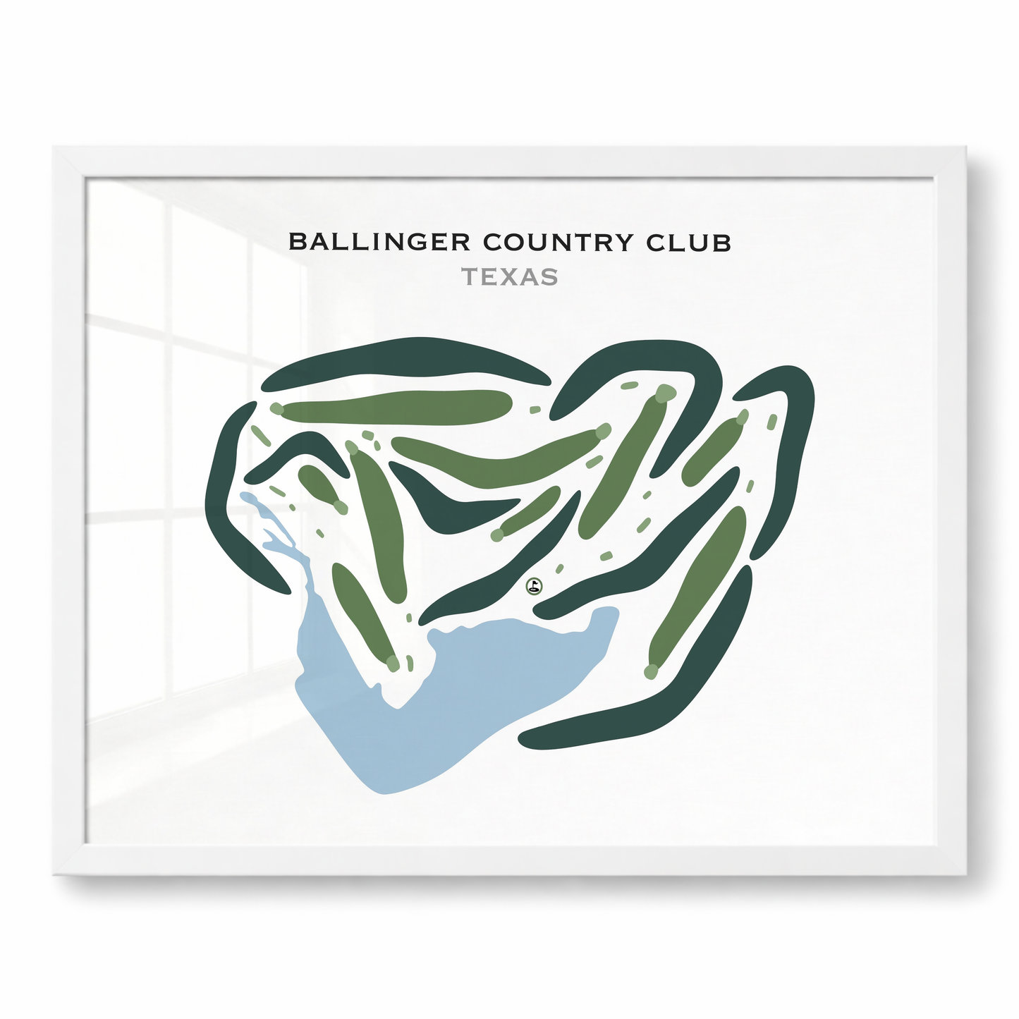 Ballinger Country Club, Texas - Printed Golf Courses