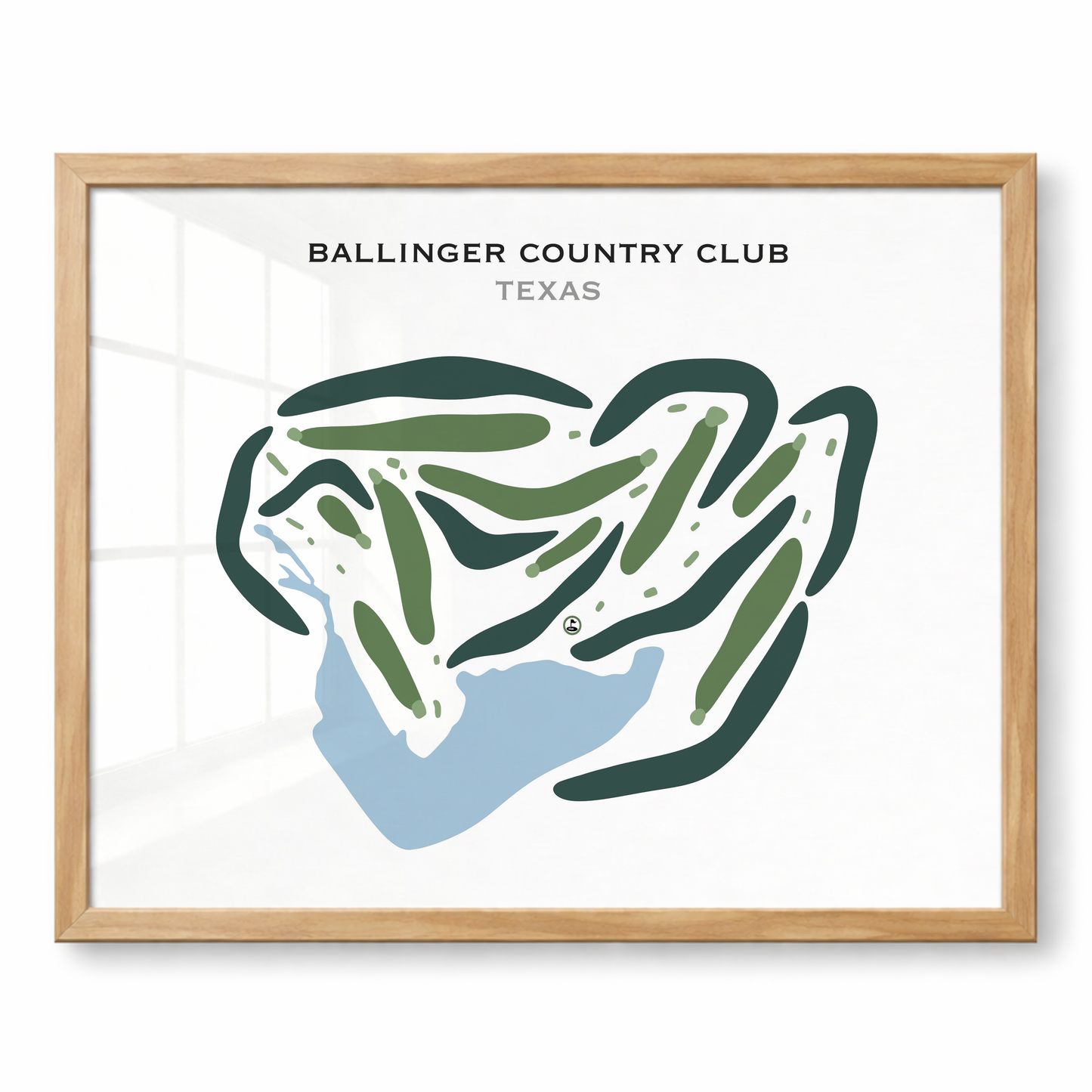 Ballinger Country Club, Texas - Printed Golf Courses