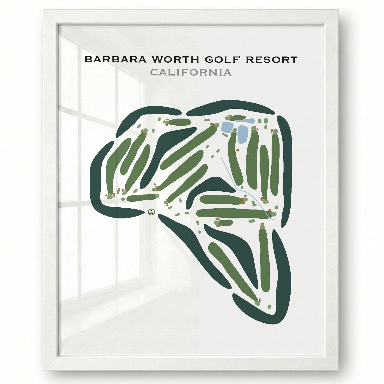Barbara Worth Golf Resort, California - Printed Golf Courses