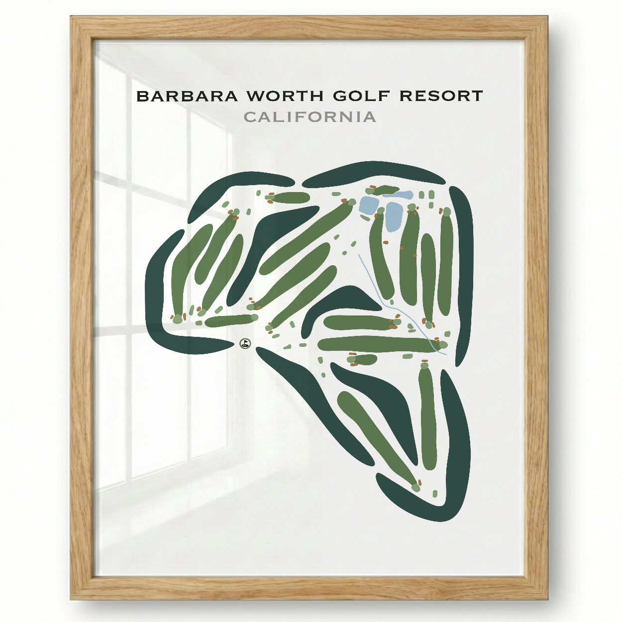 Barbara Worth Golf Resort, California - Printed Golf Courses