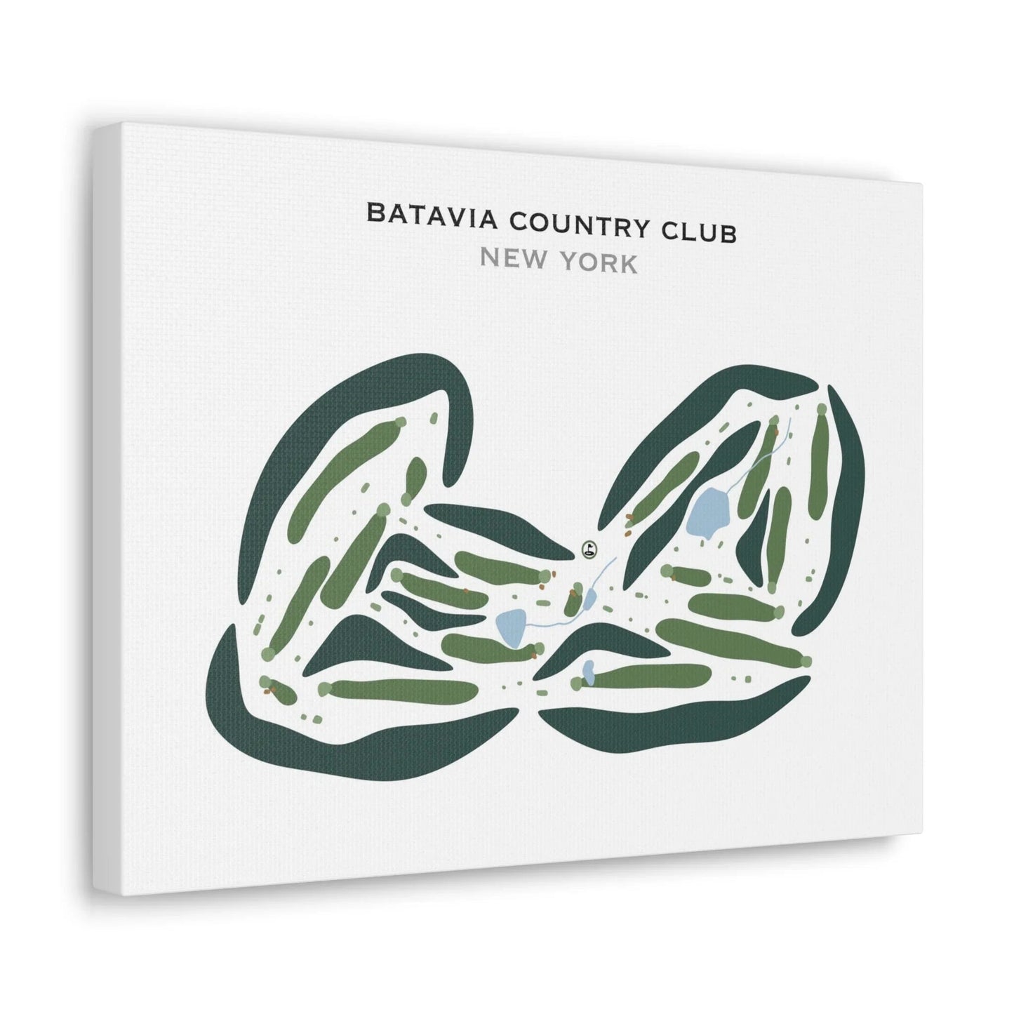 Batavia Country Club, New York - Printed Golf Courses
