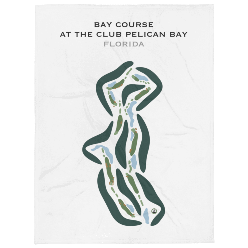 Bay Course at The Club Pelican Bay, Florida - Printed Golf Courses