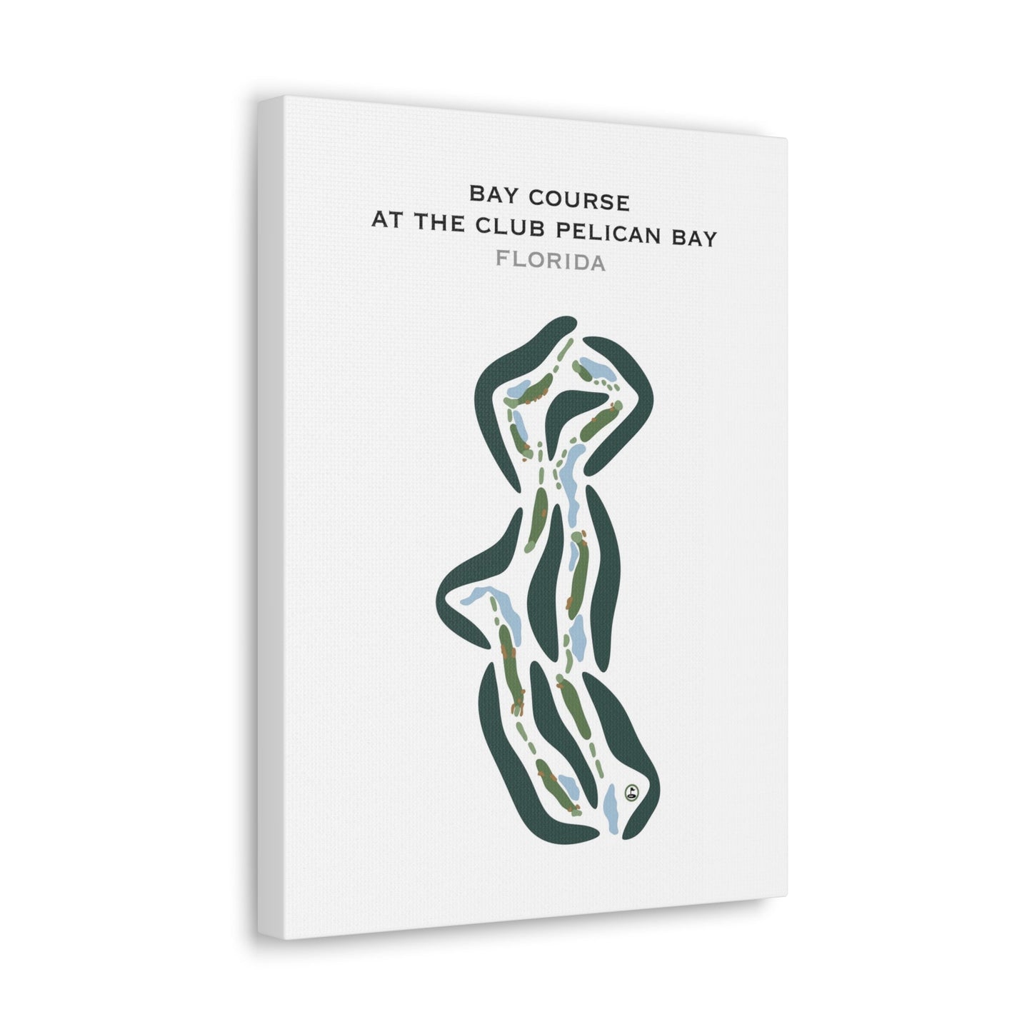 Bay Course at The Club Pelican Bay, Florida - Printed Golf Courses