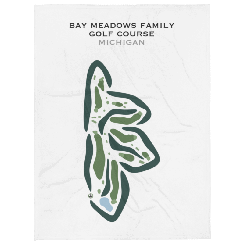 Bay Meadows Family Golf Course, Michigan - Printed Golf Courses