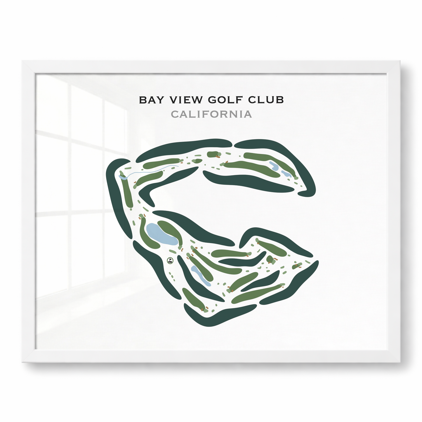 Bay View Golf Club, California - Printed Golf Courses