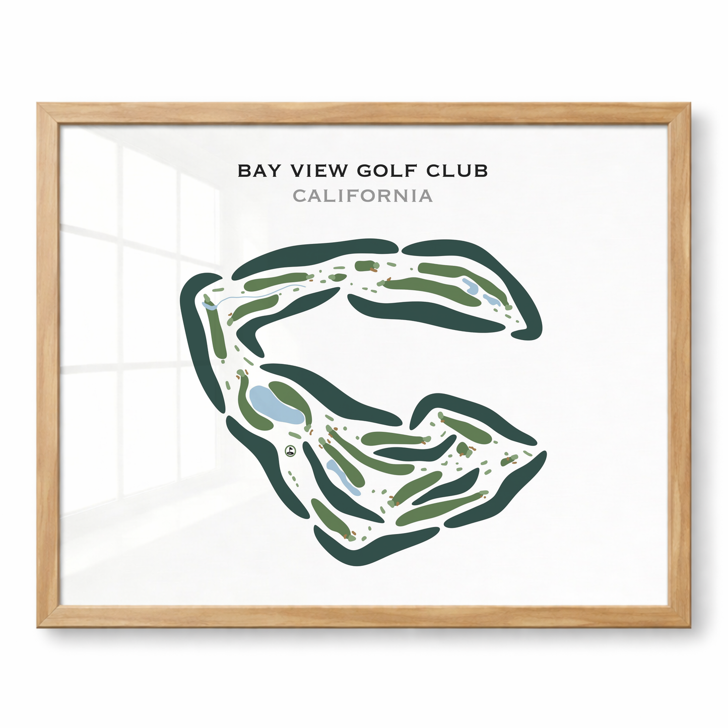 Bay View Golf Club, California - Printed Golf Courses