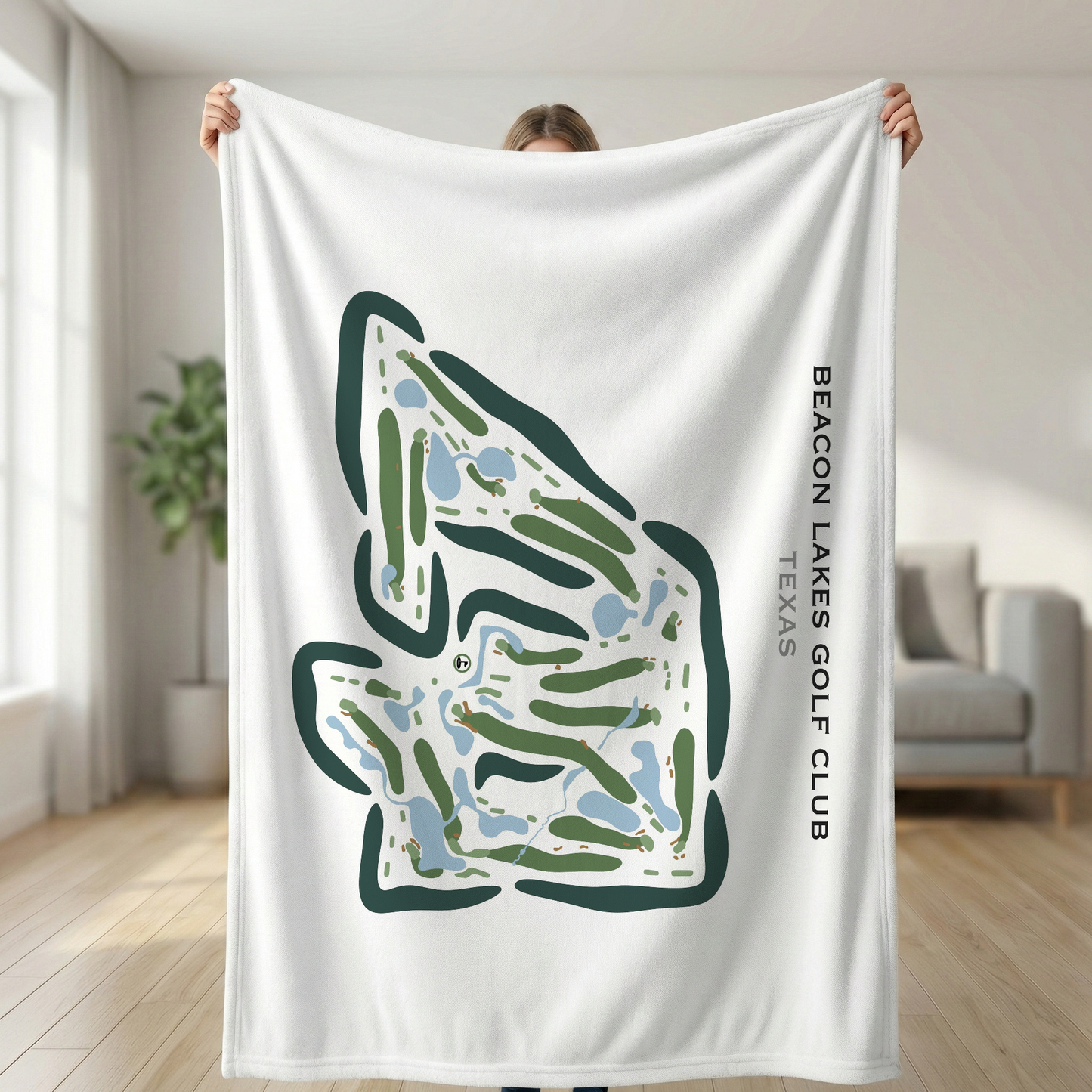 Beacon Lakes Golf Club, Texas - Printed Golf Courses