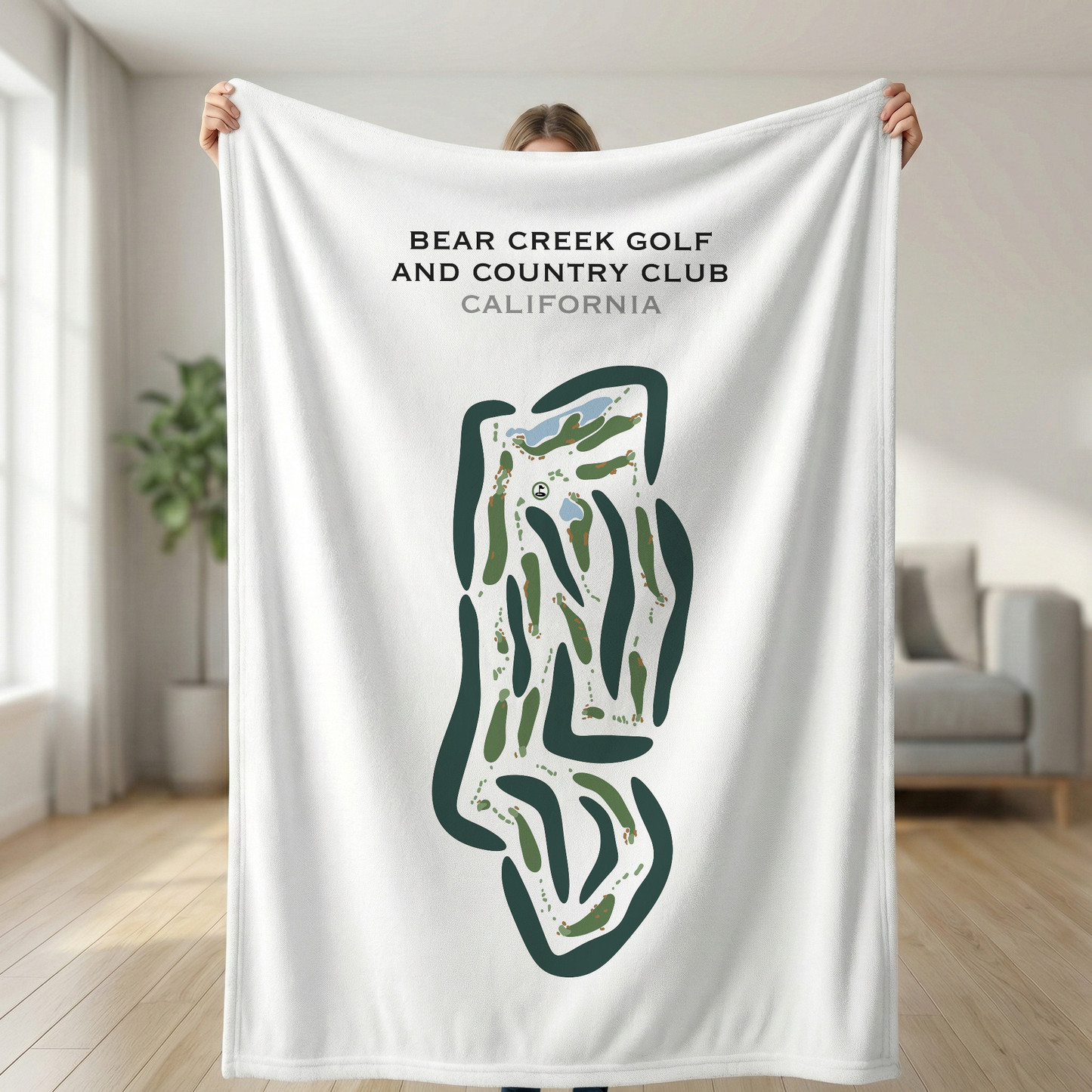 Bear Creek Golf & Country Club, California - Printed Golf Courses