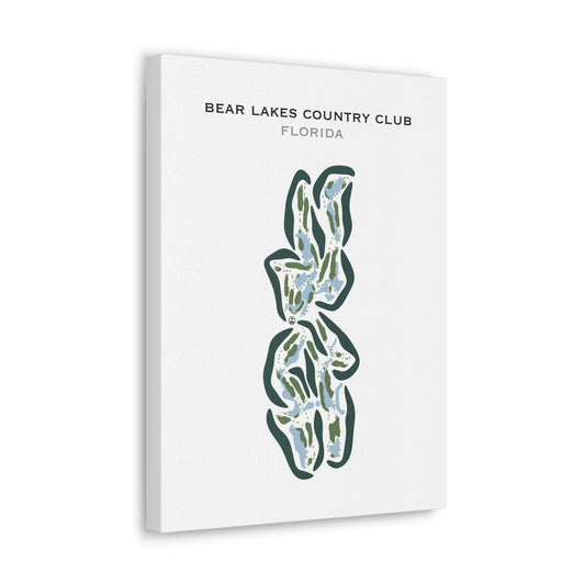 Bear Lakes Country Club, Florida - Printed Golf Courses