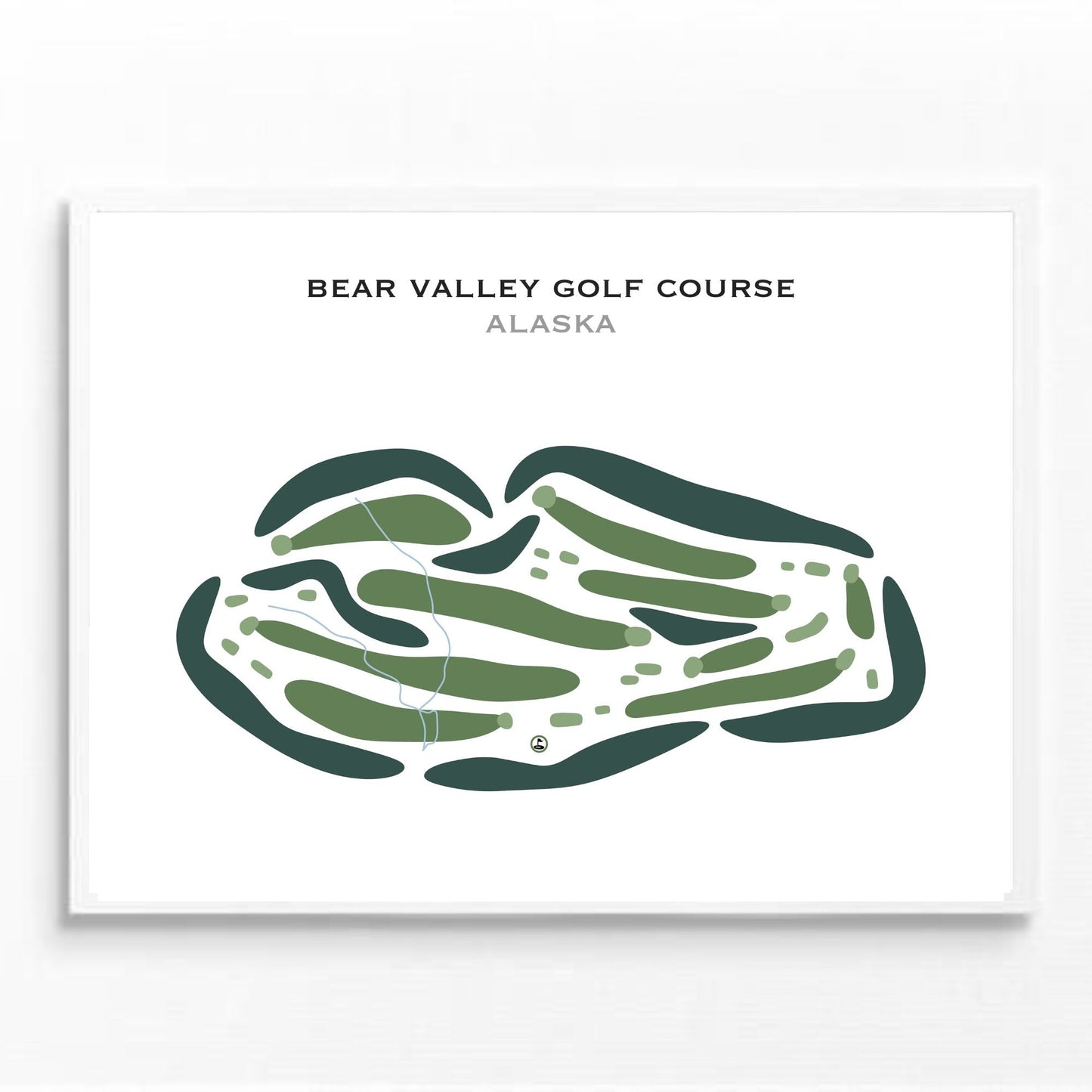 Bear Valley Golf Course, Alaska - Printed Golf Courses