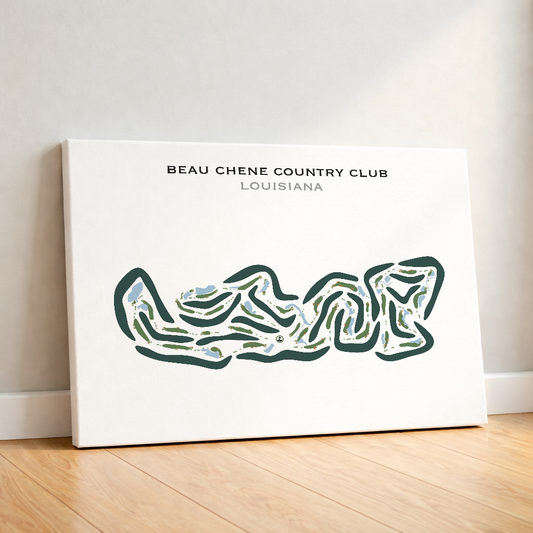 Beau Chene Country Club, Louisiana - Printed Golf Courses