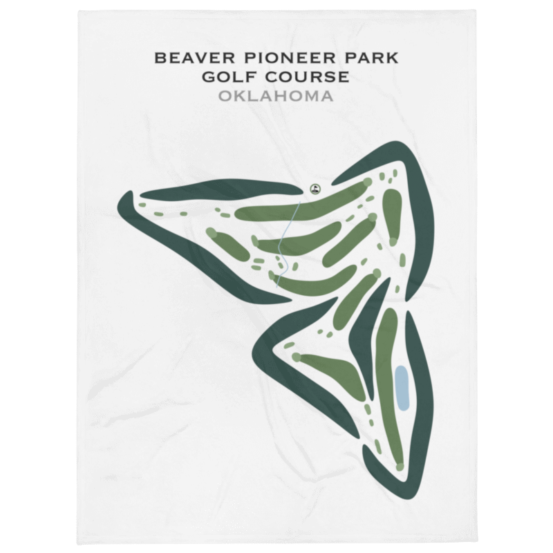 Beaver Pioneer Park Golf Course, Oklahoma - Printed Golf Courses