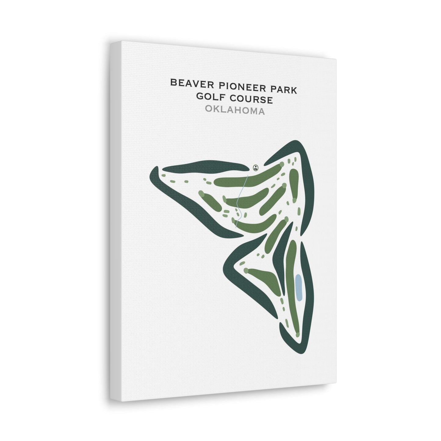 Beaver Pioneer Park Golf Course, Oklahoma - Printed Golf Courses
