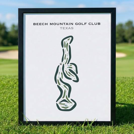 Beech Mountain Golf Club, North Carolina - Printed Golf Courses