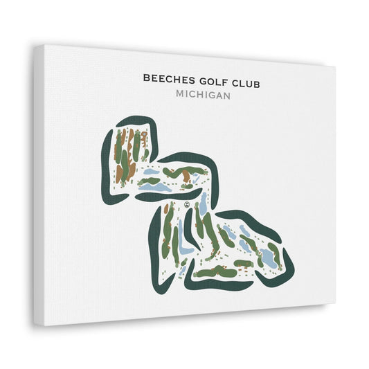 Beeches Golf Club, Michigan - Printed Golf Courses