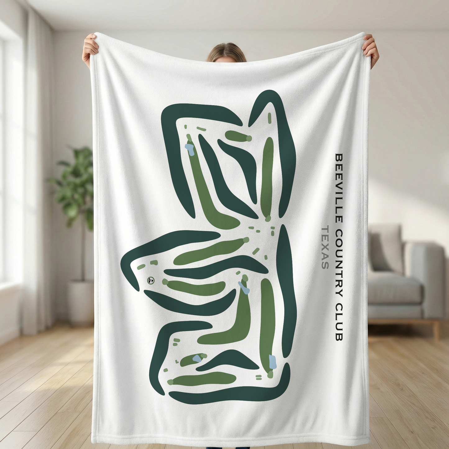 Beeville Country Club, Texas - Printed Golf Courses