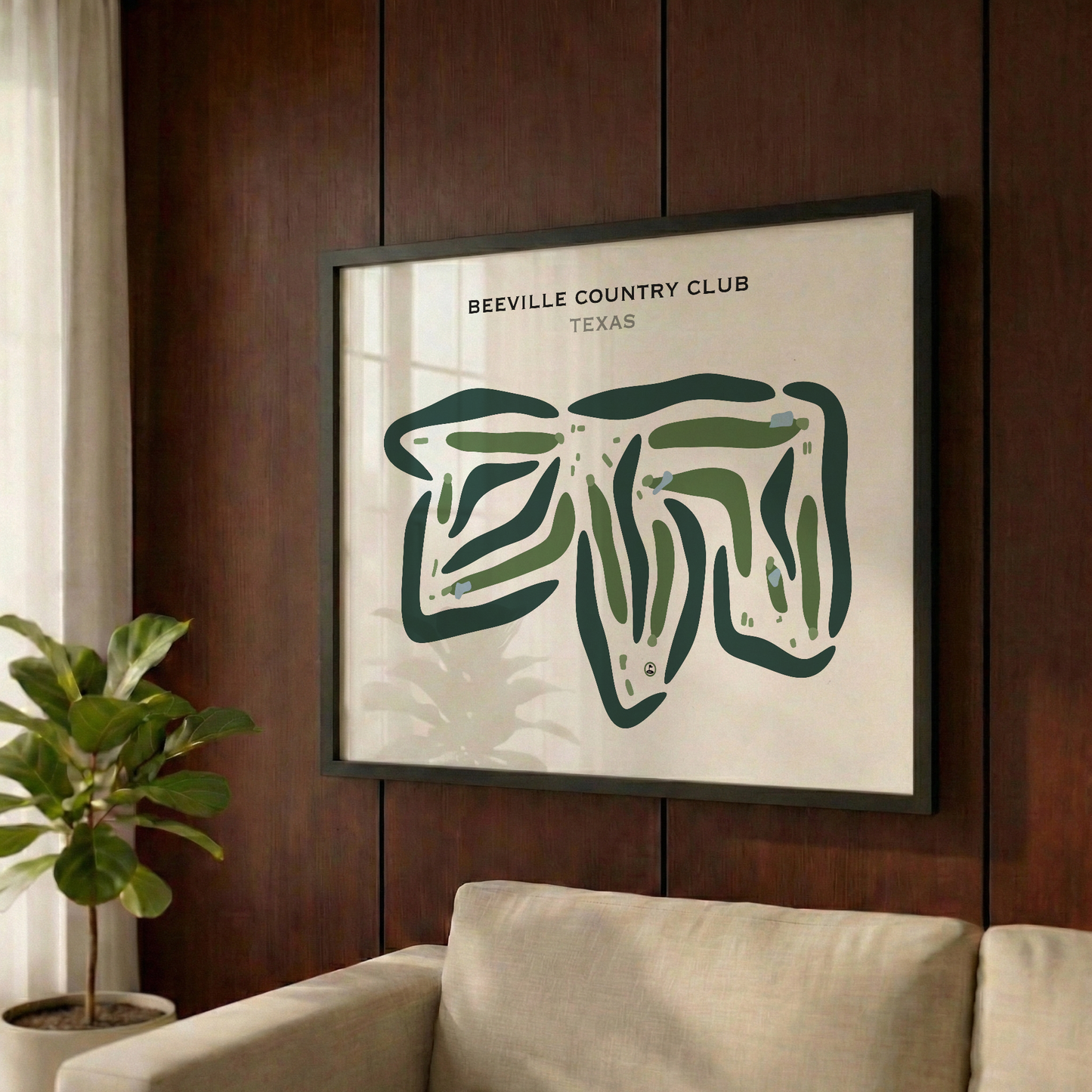 Beeville Country Club, Texas - Printed Golf Courses