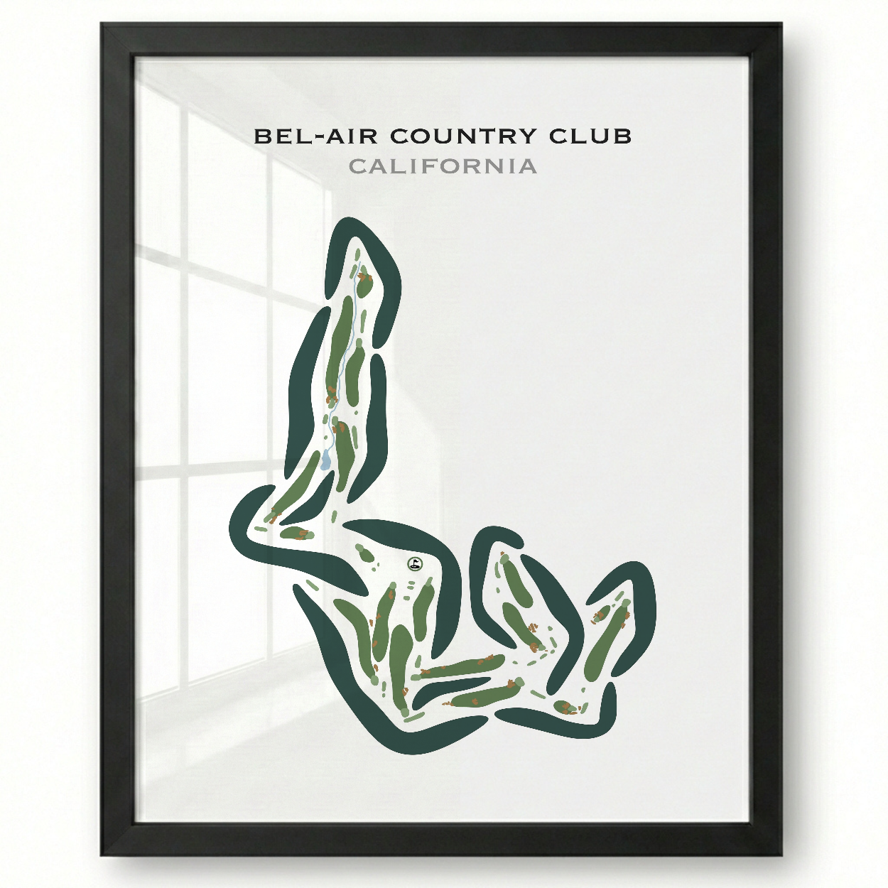 Bel-Air Country Club, California - Printed Golf Courses