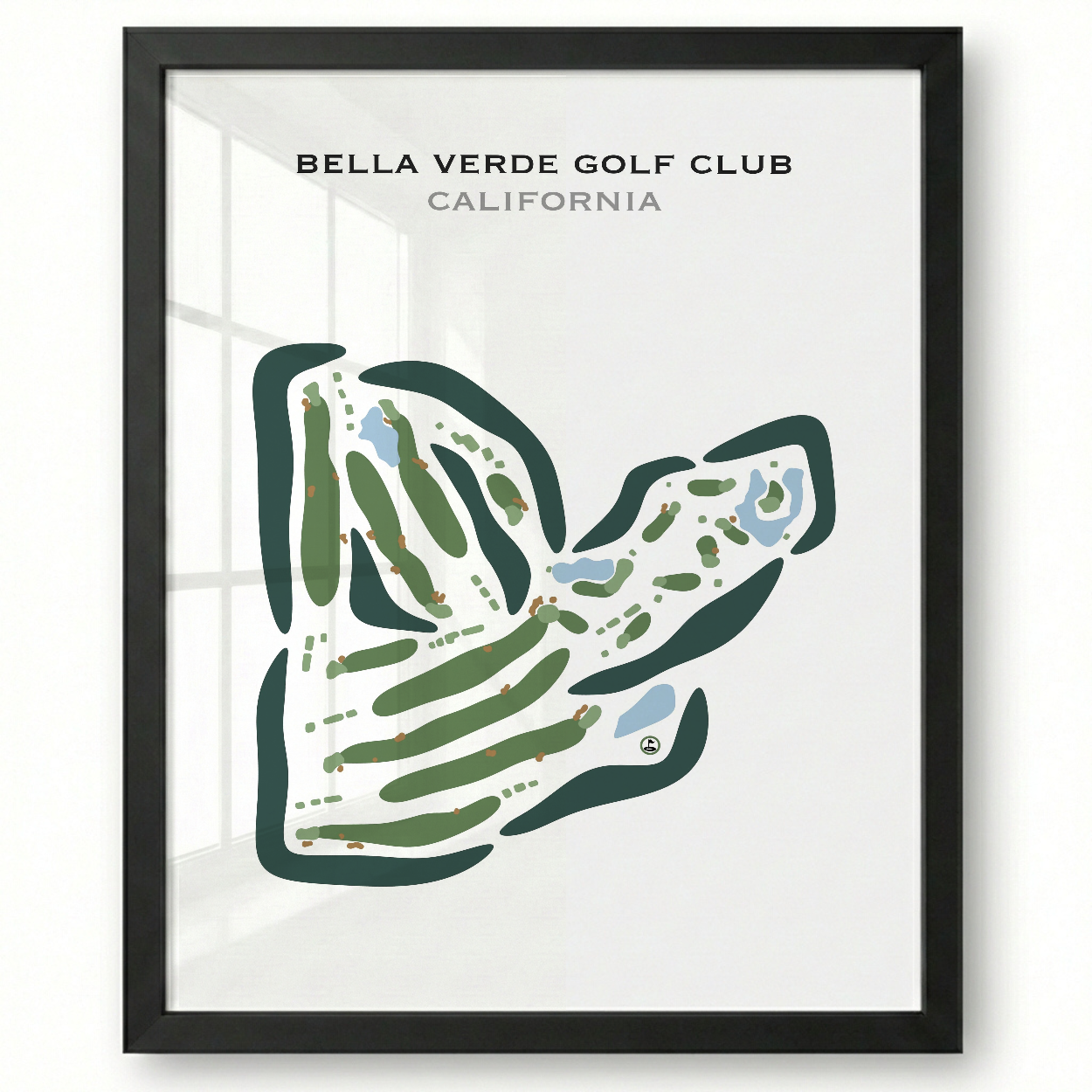Bella Verde Golf Club, California - Printed Golf Courses