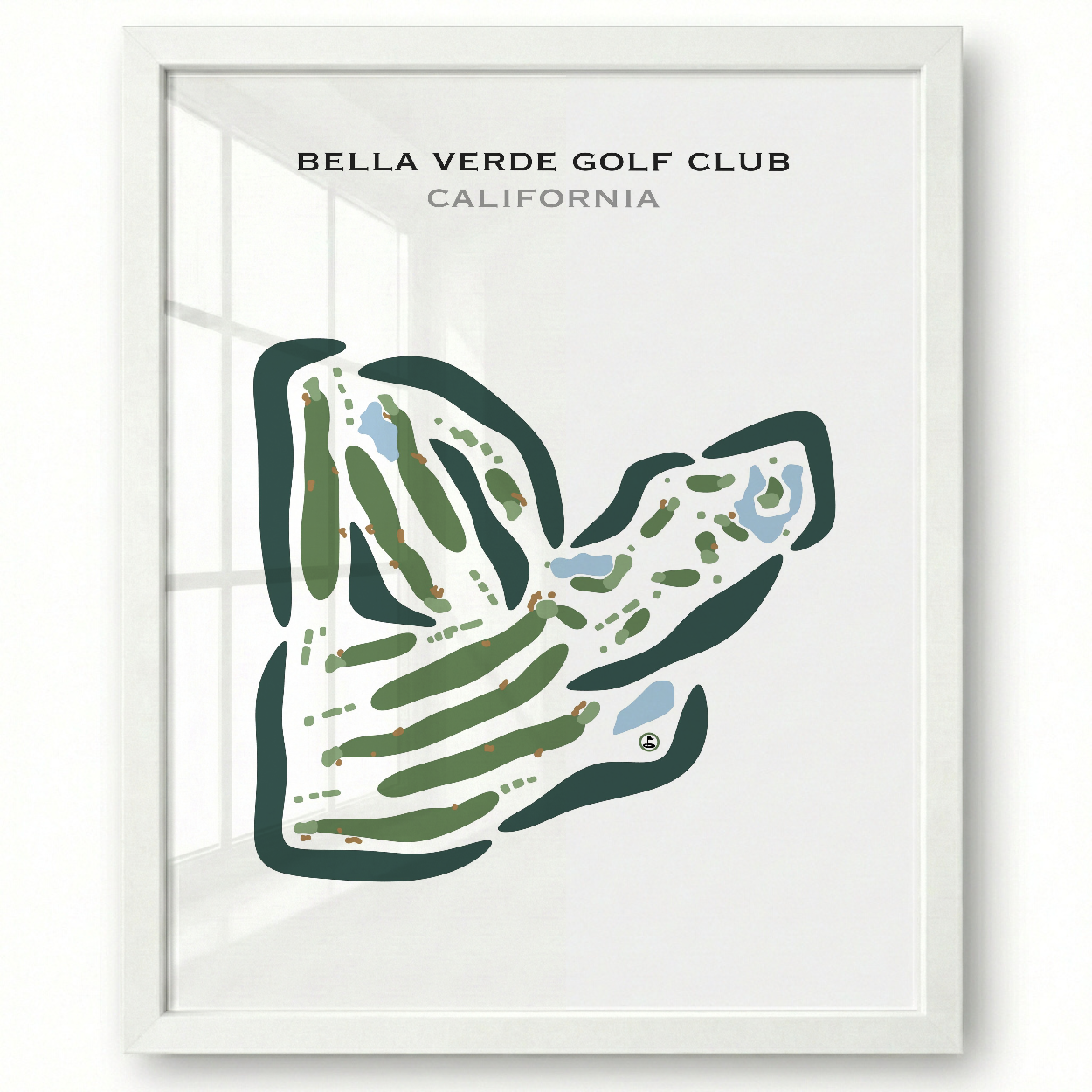 Bella Verde Golf Club, California - Printed Golf Courses