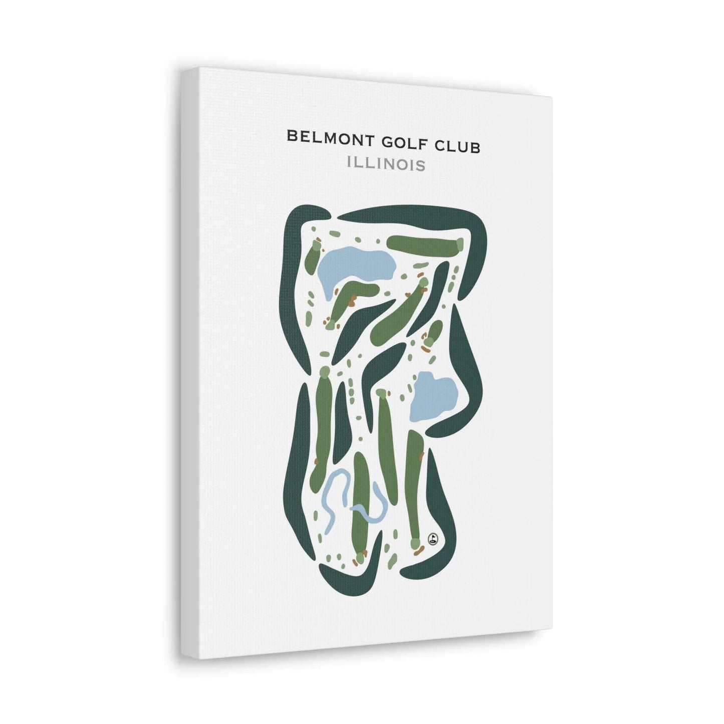 Belmont Golf Club, Illinois - Printed Golf Courses