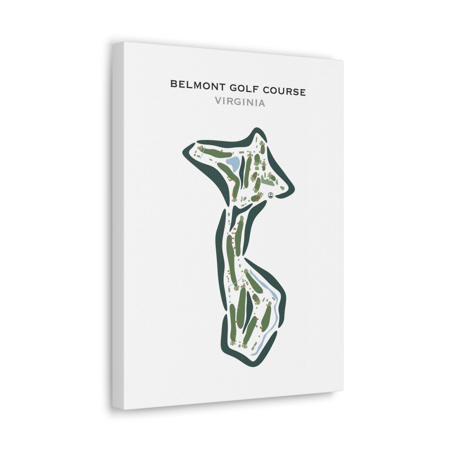 Belmont Golf Course, Richmond, Virginia - Printed Golf Courses