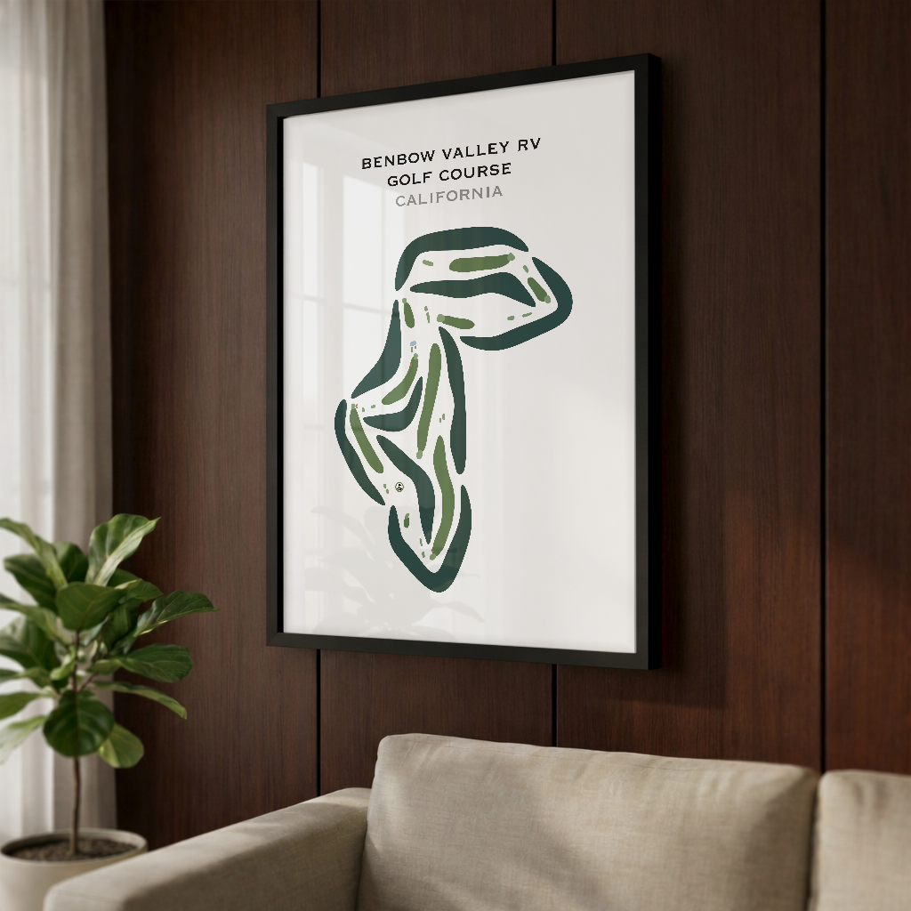 Benbow Valley RV Golf Course, California - Printed Golf Courses