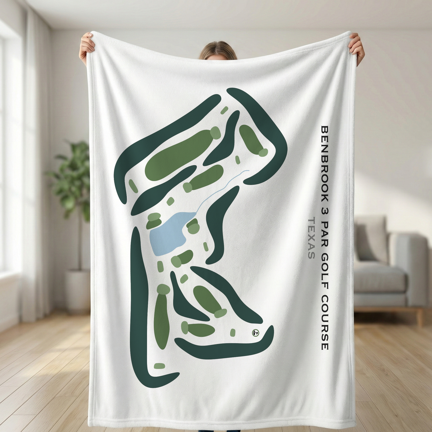 Benbrook 3 Par Golf Course, Texas - Printed Golf Courses