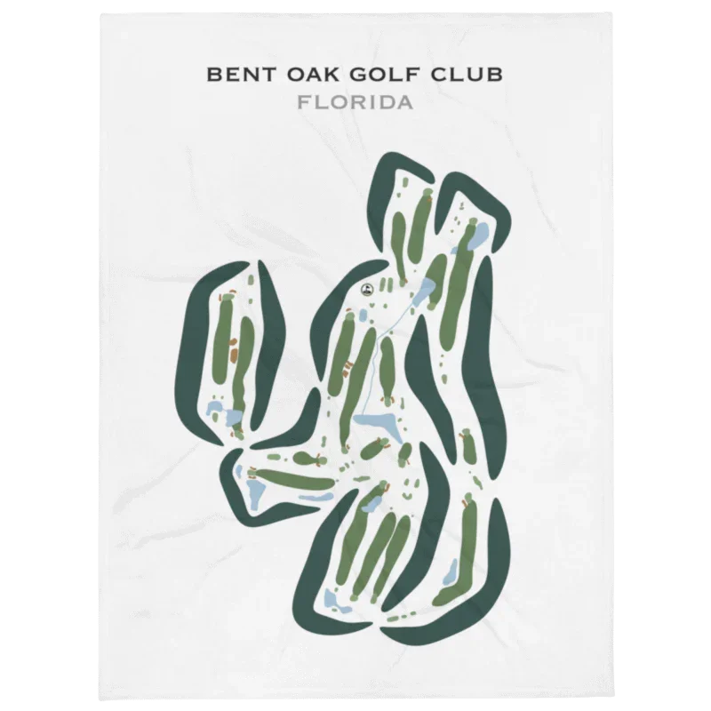 Bent Oak Golf Club, Florida - Printed Golf Courses