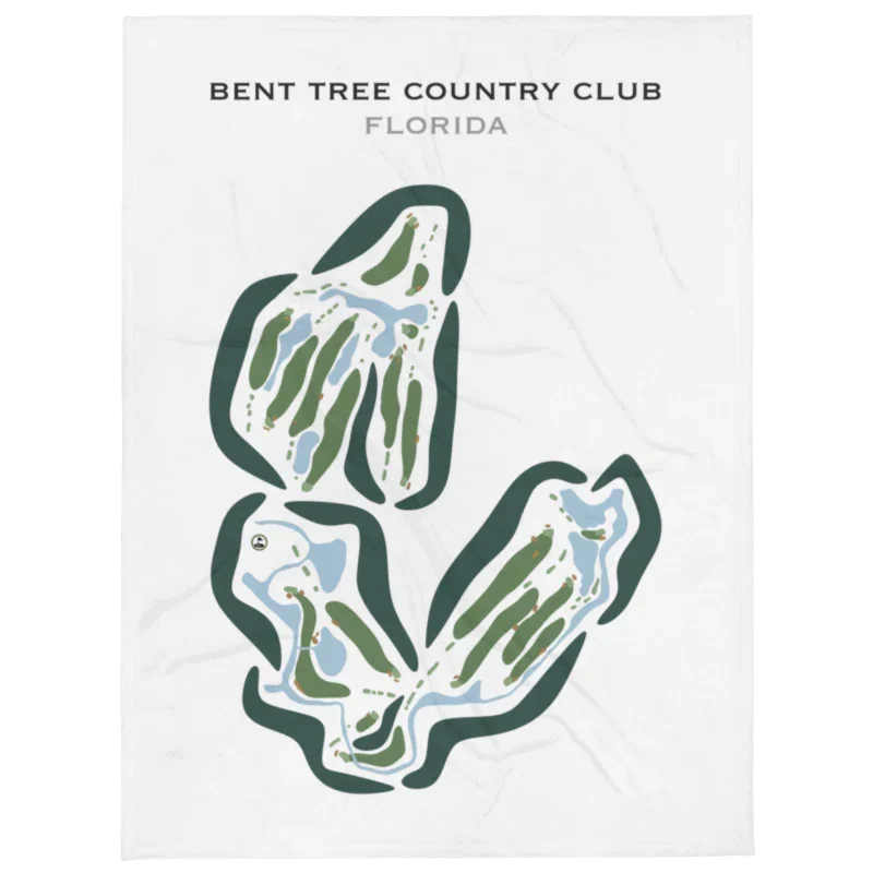 Bent Tree Country Club, Florida - Printed Golf Courses