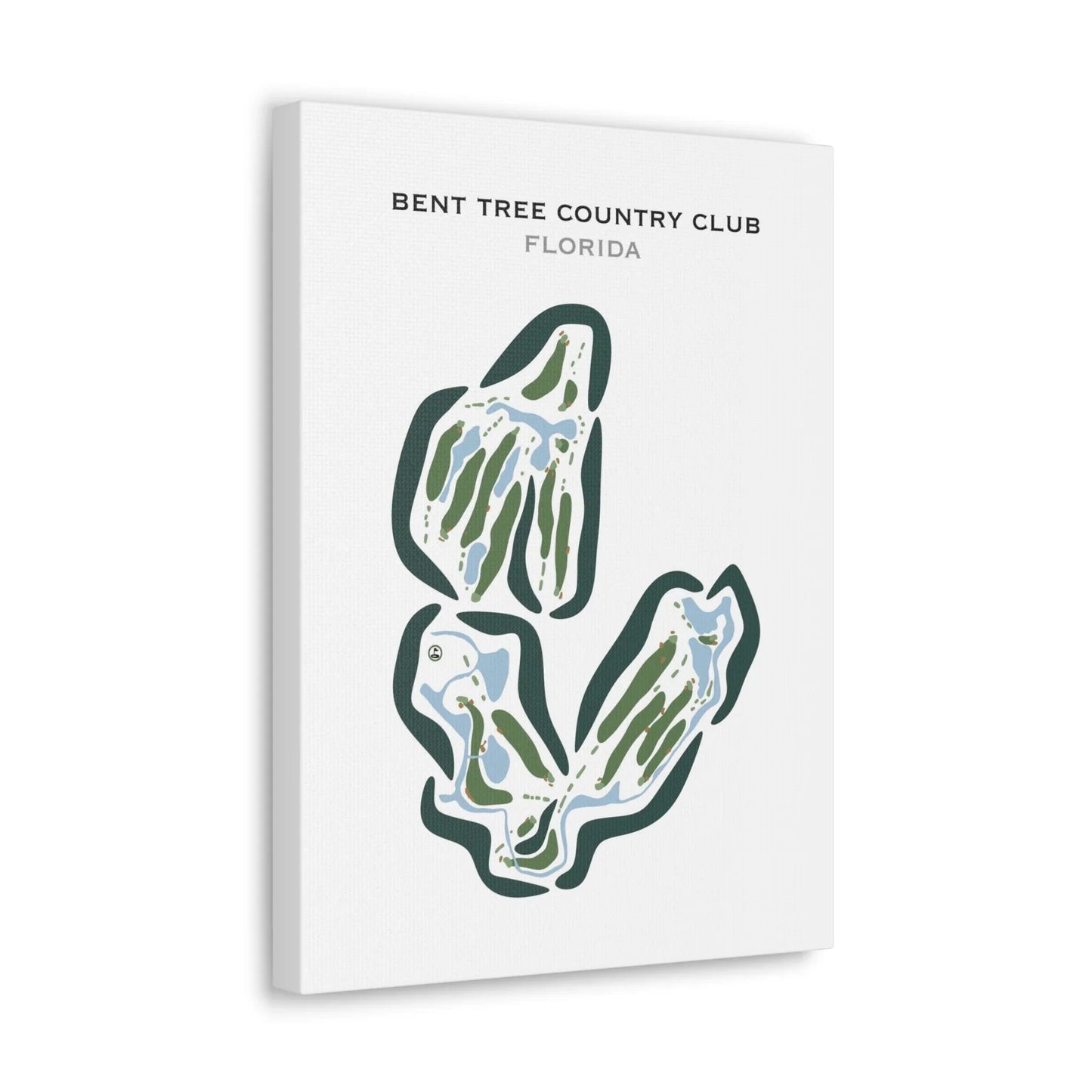 Bent Tree Country Club, Florida - Printed Golf Courses