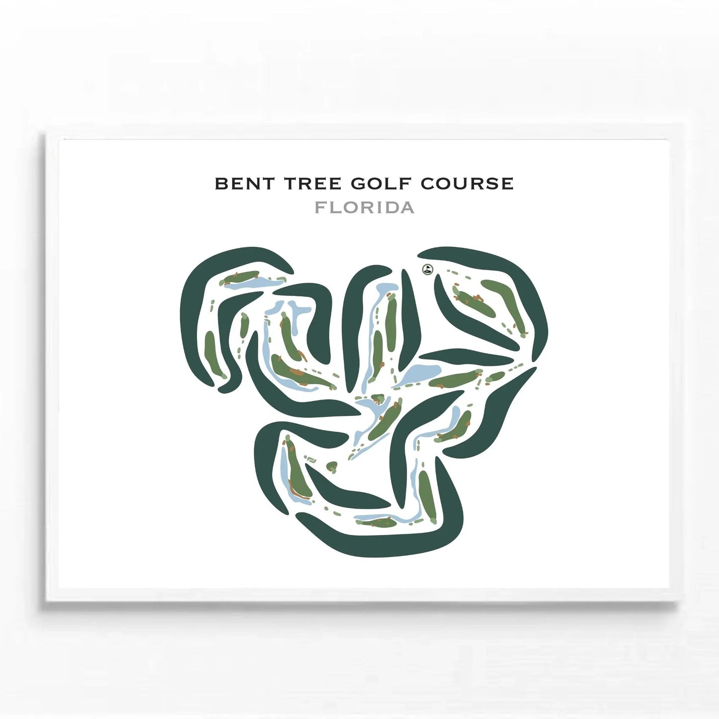 Bent Tree Golf Course, Florida - Printed Golf Courses