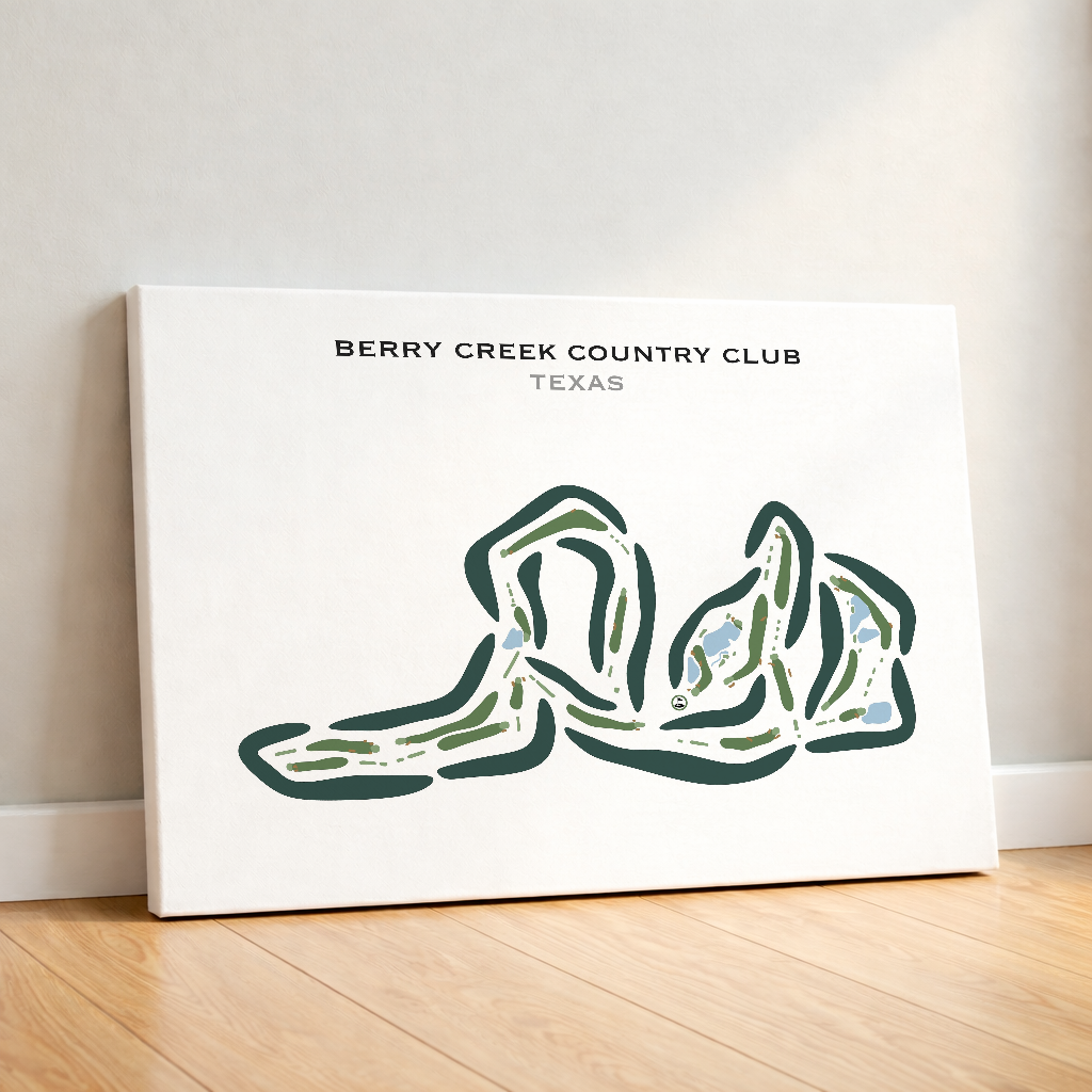 Berry Creek Country Club, Texas - Printed Golf Courses