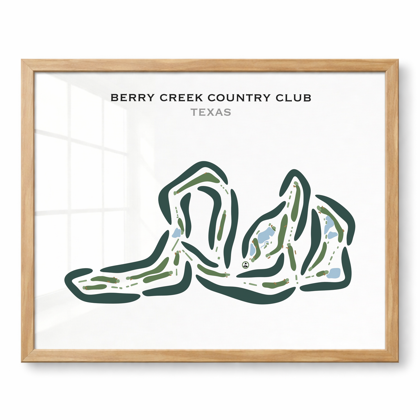 Berry Creek Country Club, Texas - Printed Golf Courses