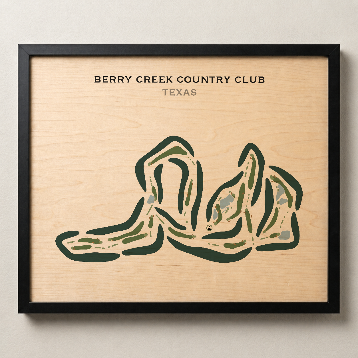 Berry Creek Country Club, Texas - Printed Golf Courses