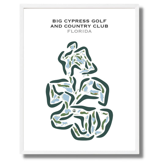 Big Cypress Golf & Country Club, Florida - Printed Golf Courses