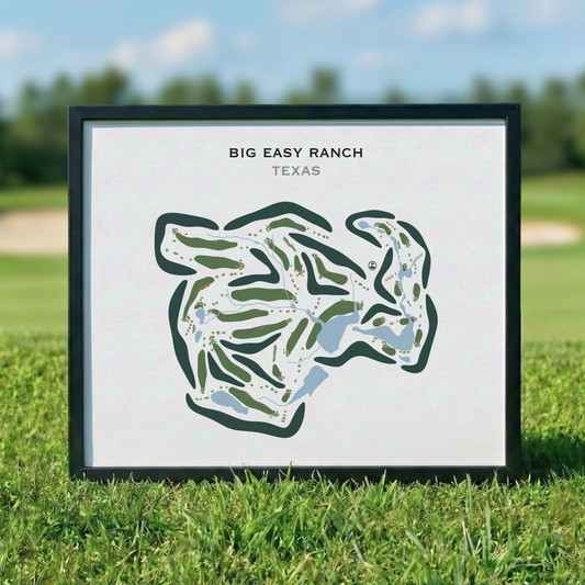 Big Easy Ranch, Texas - Printed Golf Courses