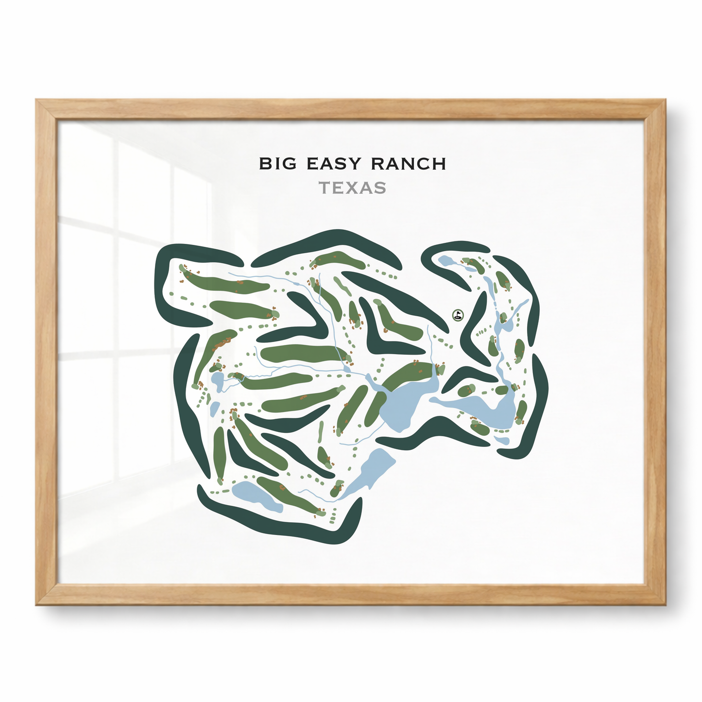 Big Easy Ranch, Texas - Printed Golf Courses