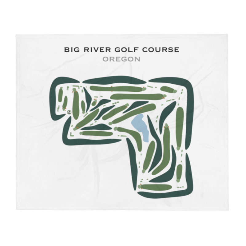 Big River Golf Course, Oregon - Printed Golf Courses