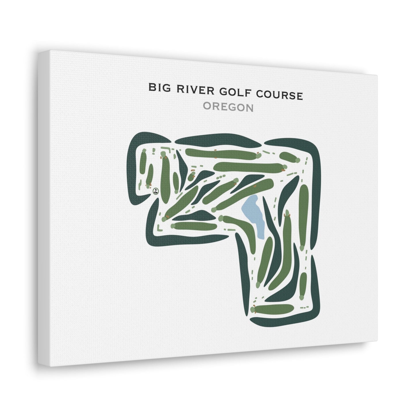Big River Golf Course, Oregon - Printed Golf Courses