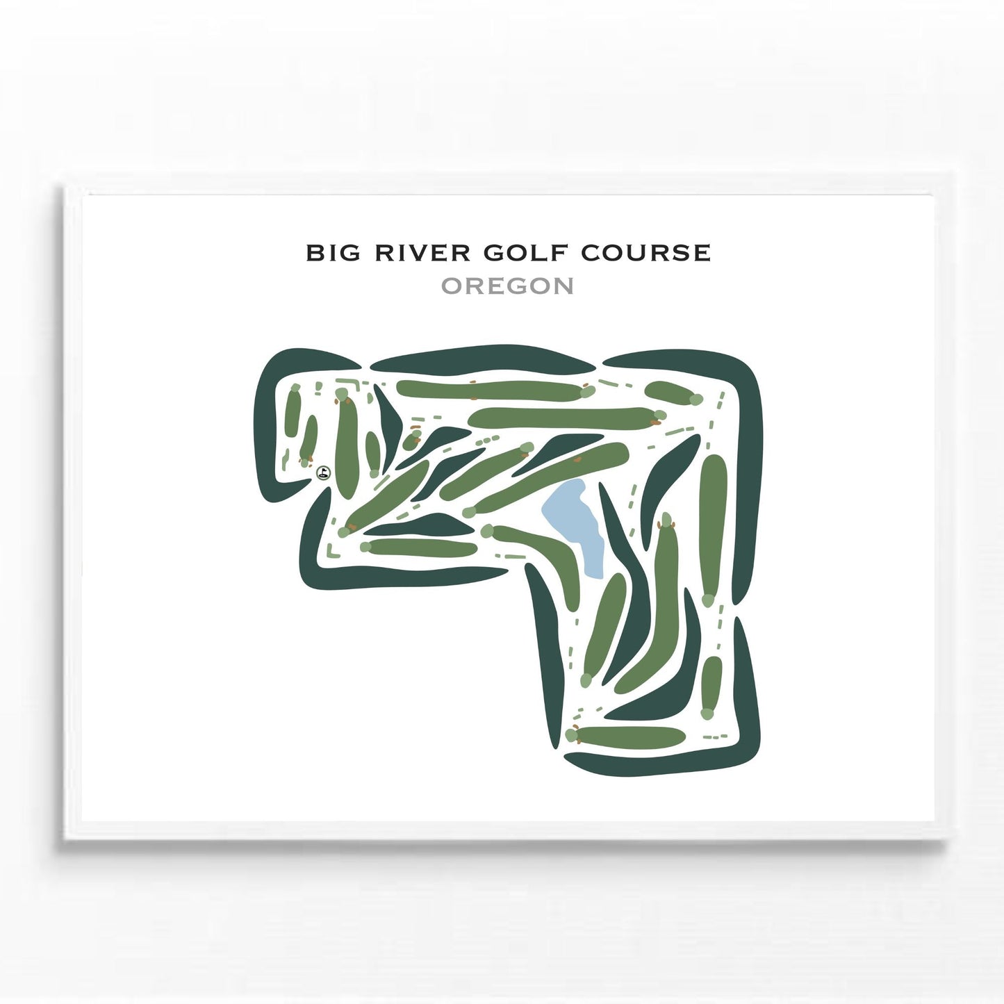 Big River Golf Course, Oregon - Printed Golf Courses