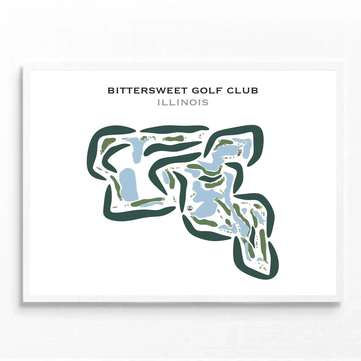 Bittersweet Golf Club, Illinois - Printed Golf Courses