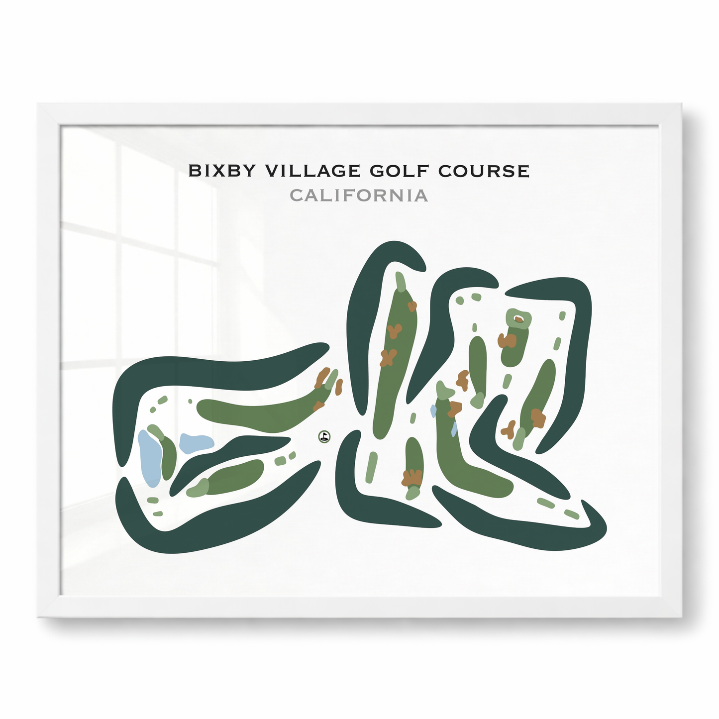 Bixby Village Golf Course, California - Printed Golf Courses