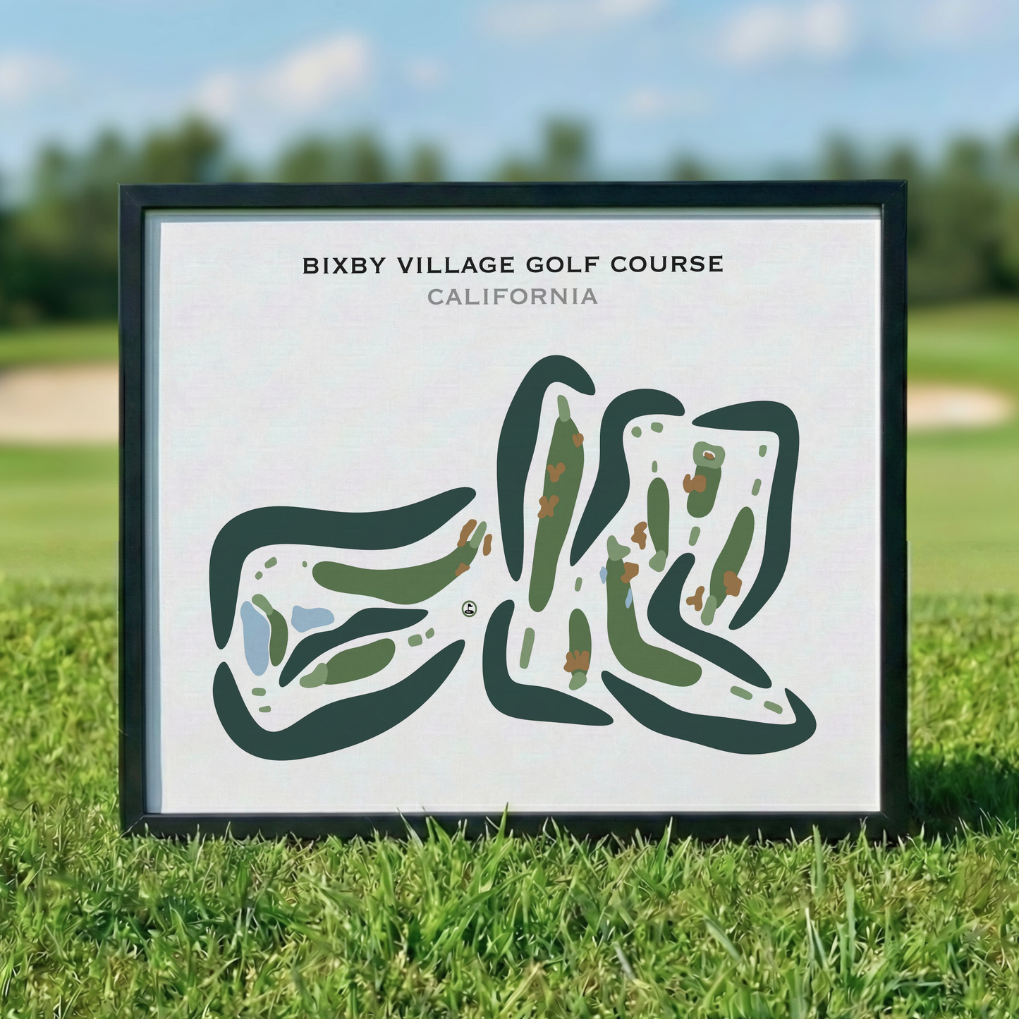 Bixby Village Golf Course, California - Printed Golf Courses